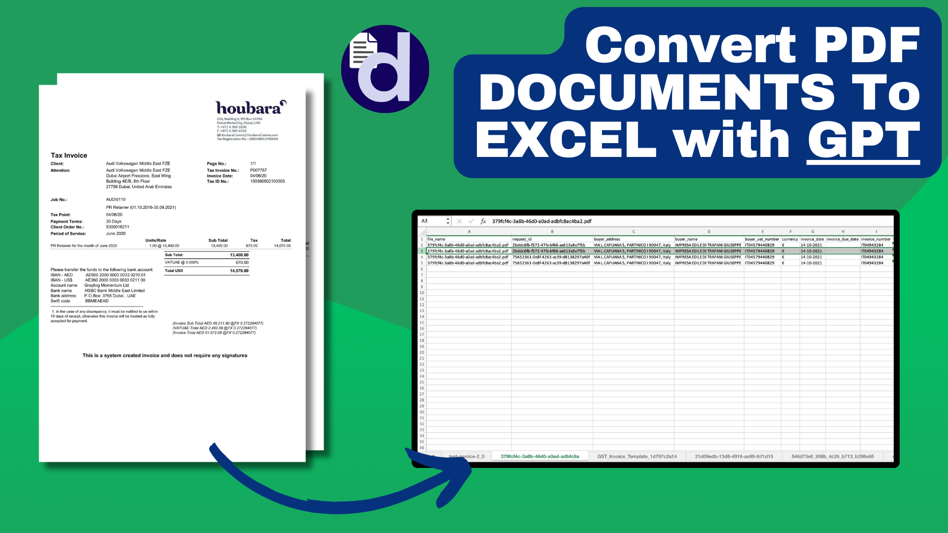 Cover Image for Convert PDFs to Excel with GPT