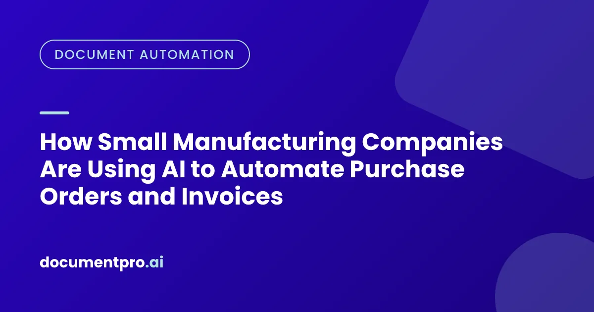Manufacturing AI Automation Manufacturing AI Automation